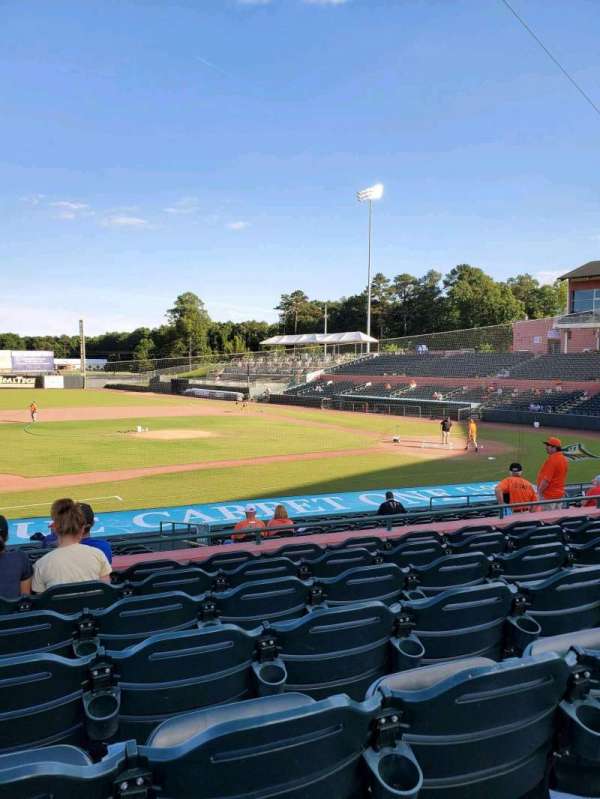 Arthur W. Perdue Stadium, section: 209, row: GG, seat: 20