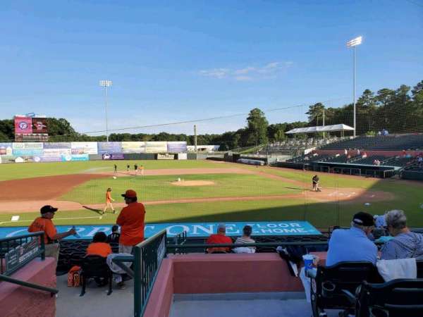 Arthur W. Perdue Stadium, section: 207, row: EE, seat: 20