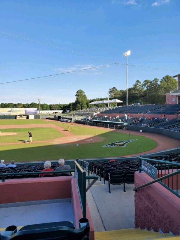 Arthur W. Perdue Stadium, section: 207, row: EE, seat: 1