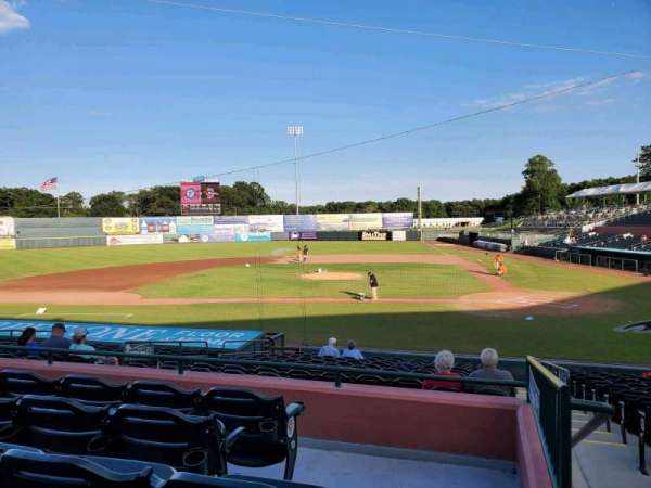 Arthur W. Perdue Stadium, section: 207, row: EE, seat: 1