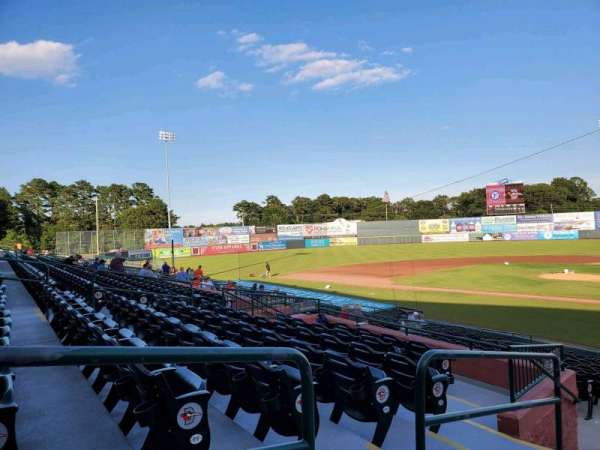 Arthur W. Perdue Stadium, section: 203, row: HH, seat: 12