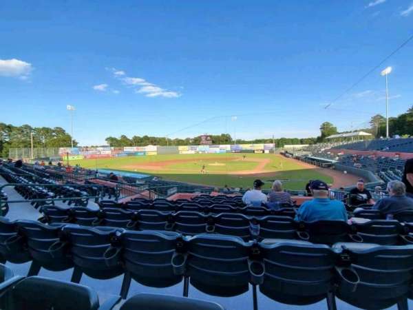 Arthur W. Perdue Stadium, section: 203, row: HH, seat: 6