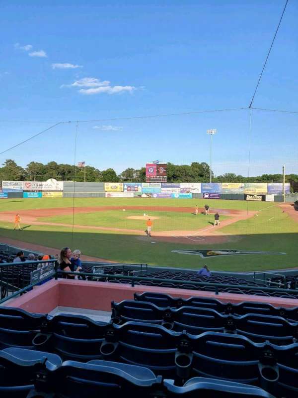 Arthur W. Perdue Stadium, section: 201, row: FF, seat: 5