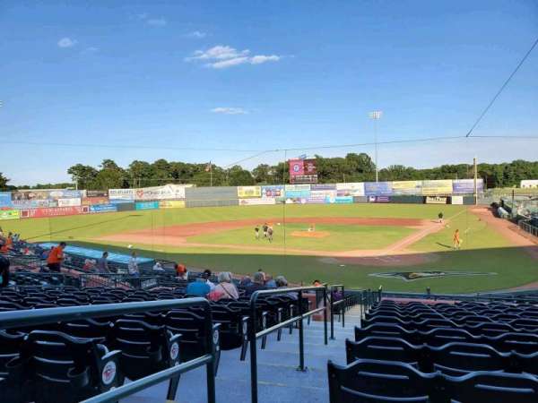 Arthur W. Perdue Stadium, section: 201, row: OO, seat: 10