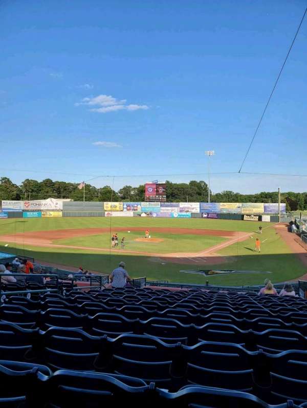 Arthur W. Perdue Stadium, section: 201, row: OO, seat: 5