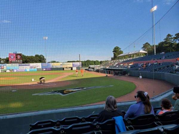 Arthur W. Perdue Stadium, section: 103, row: E, seat: 8
