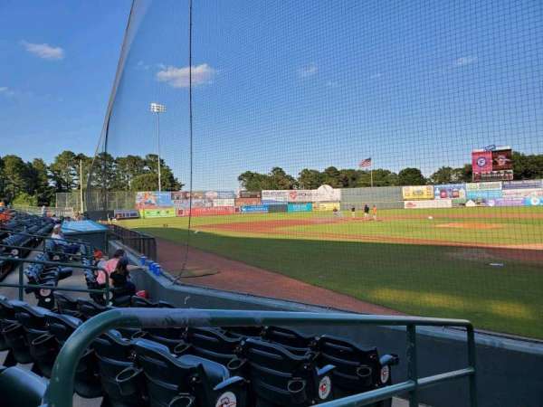 Arthur W. Perdue Stadium, section: 103, row: E, seat: 8