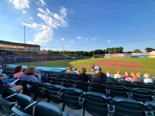 Arthur W. Perdue Stadium, section: 118, row: J, seat: 5