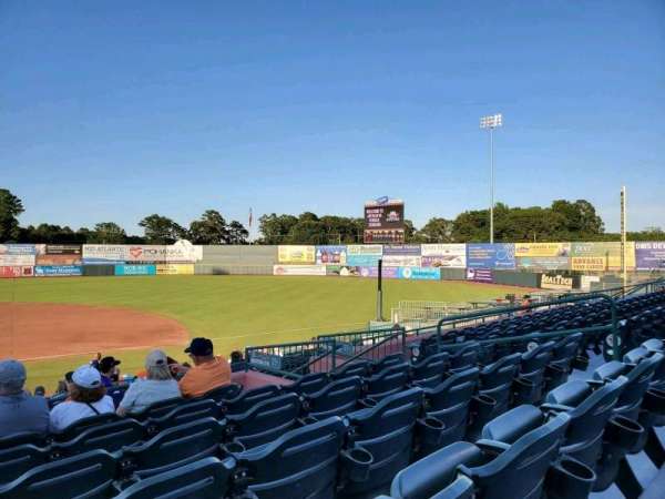 Arthur W. Perdue Stadium, section: 210, row: GG, seat: 9