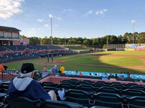 Arthur W. Perdue Stadium, section: 210, row: GG, seat: 15