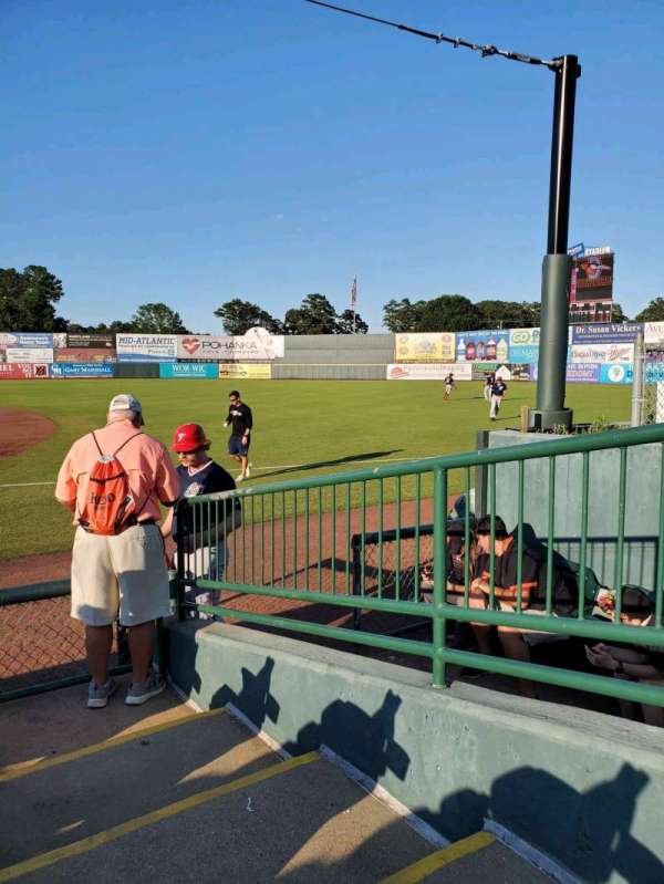 Arthur W. Perdue Stadium, section: 120, row: E, seat: 1