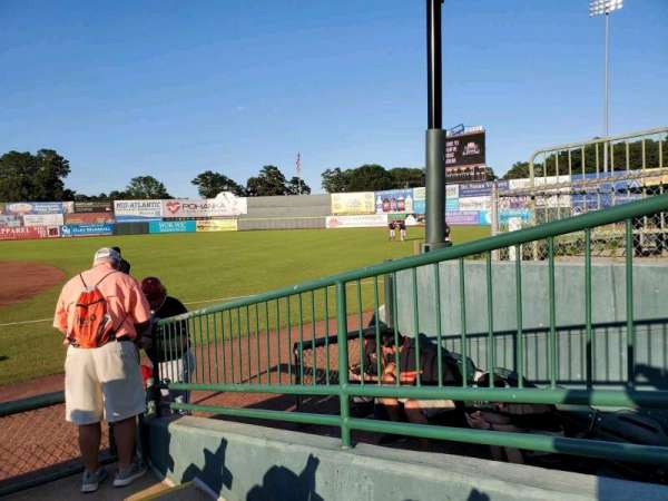 Arthur W. Perdue Stadium, section: 120, row: E, seat: 1