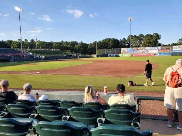 Arthur W. Perdue Stadium, section: 120, row: E, seat: 1