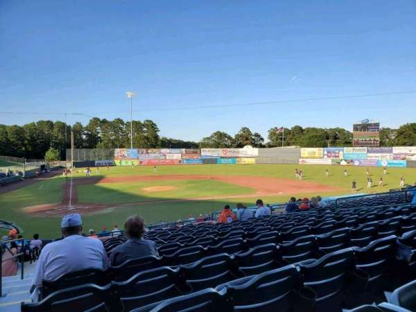 Arthur W. Perdue Stadium, section: 206, row: NN, seat: 14