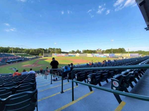 Arthur W. Perdue Stadium, section: 206, row: NN, seat: 1