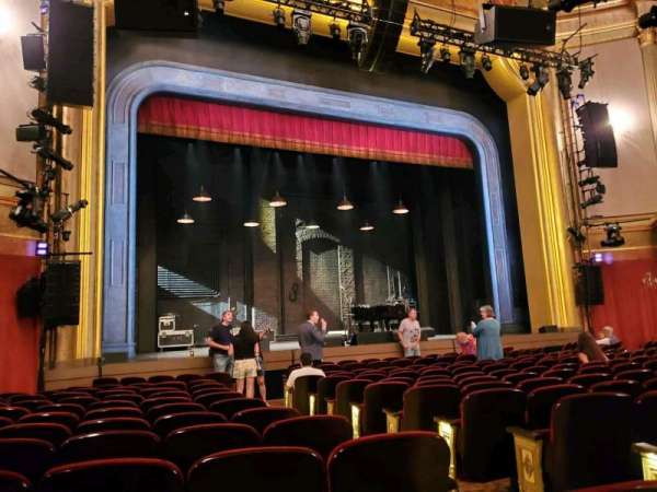 St. James Theatre, section: Orchestra L, row: M, seat: 7