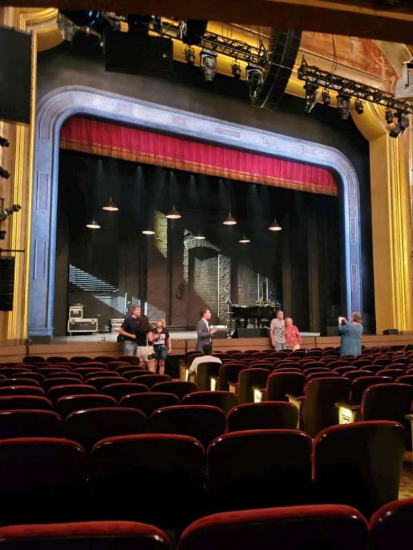 St. James Theatre, section: Orchestra L, row: M, seat: 9