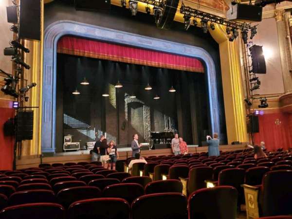 St. James Theatre, section: Orchestra L, row: M, seat: 9