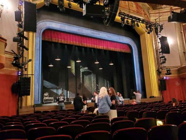 St. James Theatre, section: Orchestra L, row: M, seat: 13