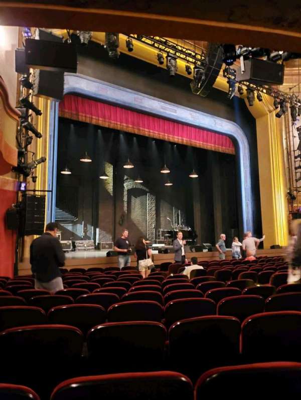 St. James Theatre, section: Orchestra L, row: M, seat: 19