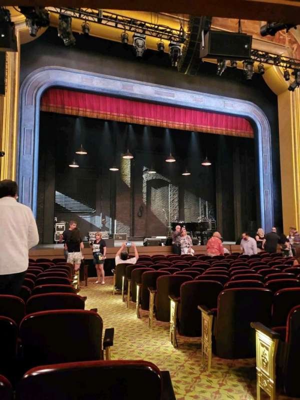 St. James Theatre, section: Orchestra L, row: M, seat: 3