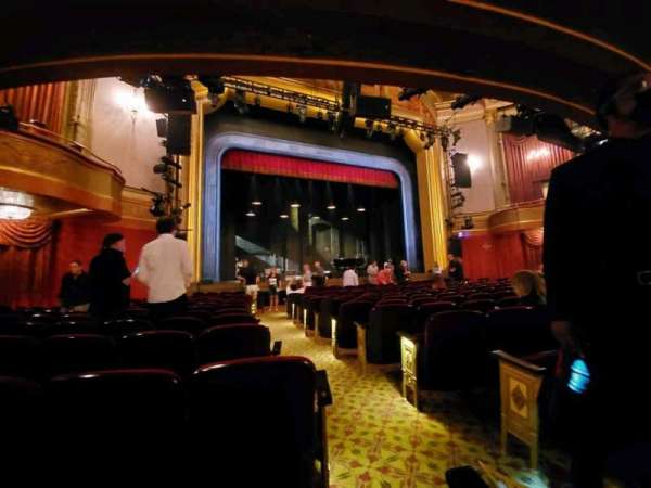 St. James Theatre, section: Orchestra L, row: M, seat: 3
