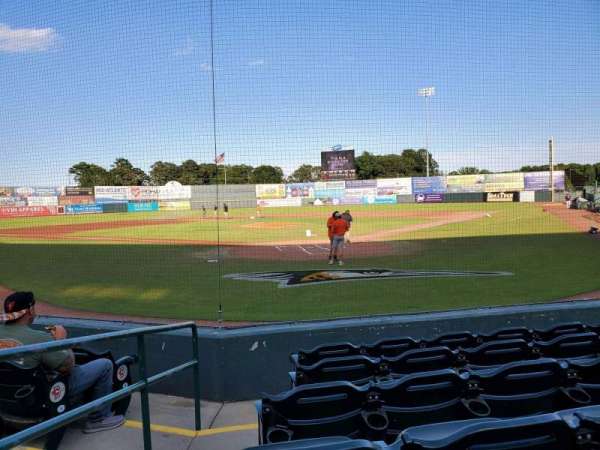 Arthur W. Perdue Stadium, section: 101, row: F, seat: 8