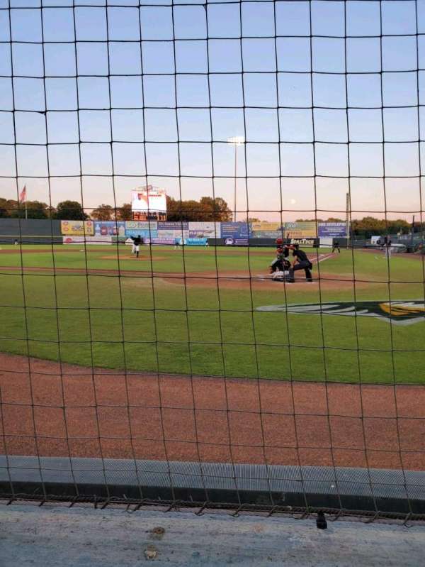 Arthur W. Perdue Stadium, section: 105 Field Box, row: A, seat: 1