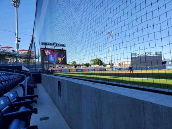 Polar Park, section: 6, row: 1, seat: 6