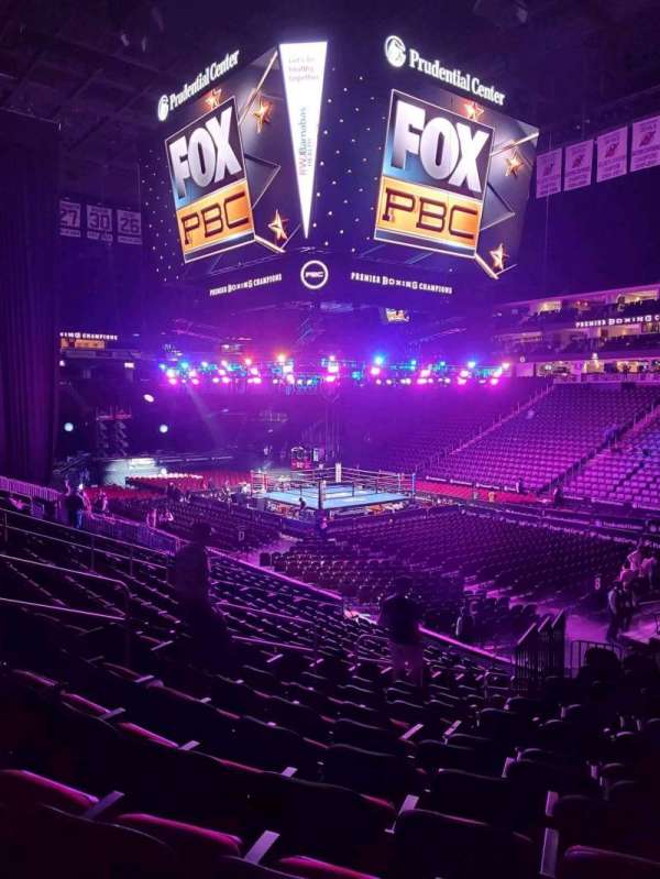Prudential Center, section: 22, row: 18, seat: 14