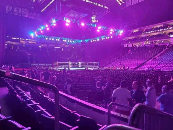 Prudential Center, section: 22, row: 4, seat: 8