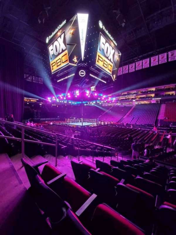 Prudential Center, section: 21, row: 9, seat: 10
