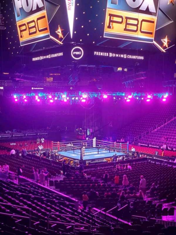 Prudential Center, section: 22, row: 21, seat: 8