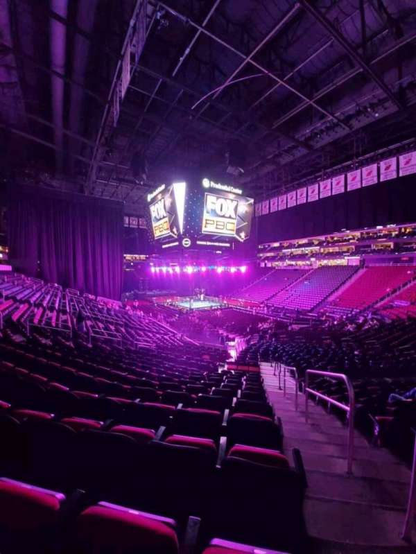 Prudential Center, section: 22, row: 21, seat: 1