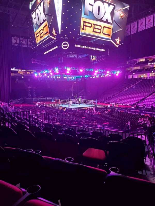 Prudential Center, section: 22, row: 12, seat: 4