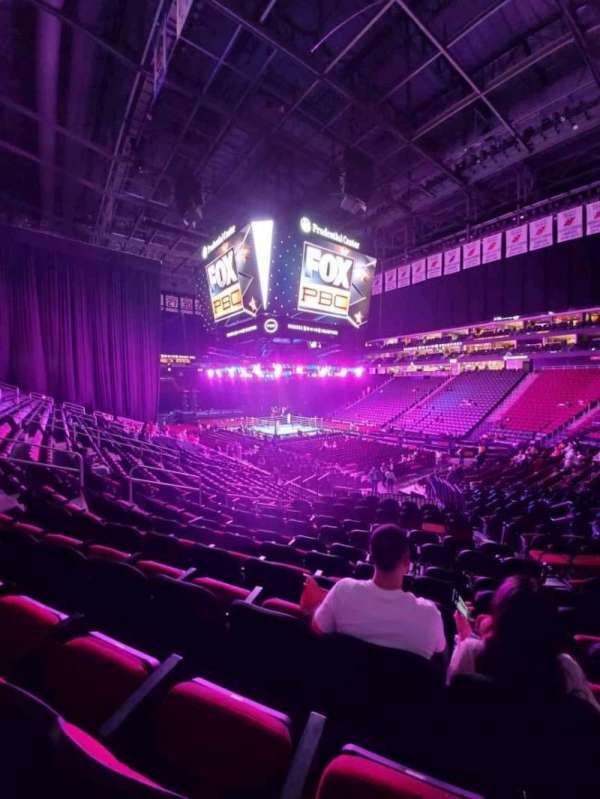 Prudential Center, section: 22, row: 17, seat: 9