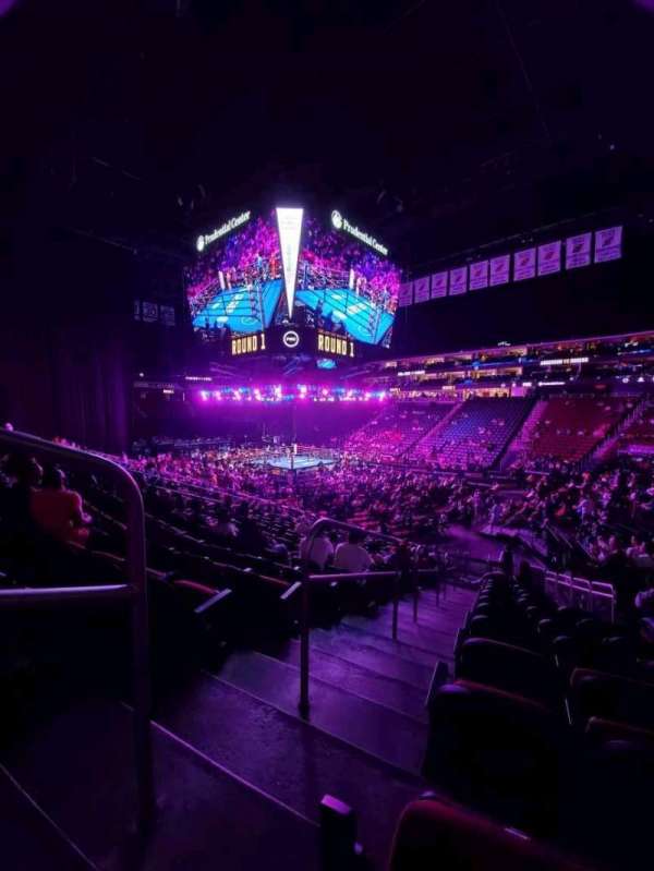 Prudential Center, section: 22, row: 17, seat: 21