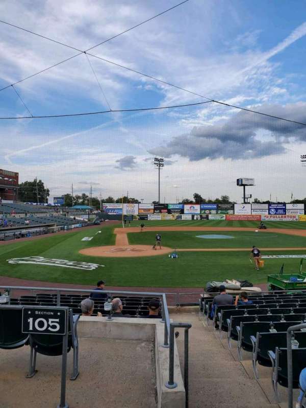 TD Bank Ballpark, section: 205, row: K, seat: 1