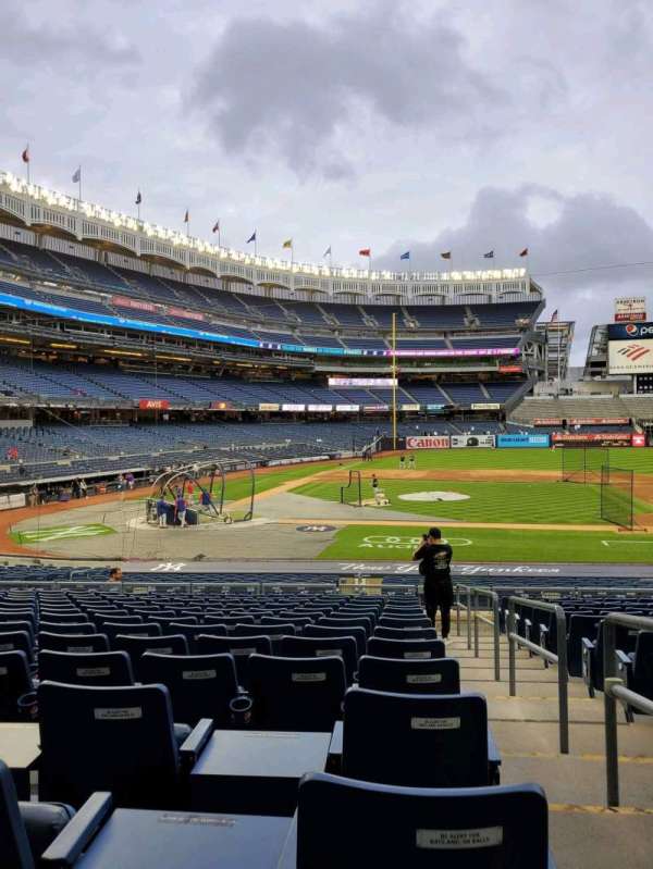 Yankee Stadium, section: 117A, row: 14, seat: 1