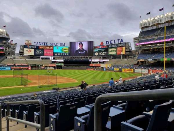 Yankee Stadium, section: 117A, row: 14, seat: 1