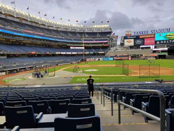 Yankee Stadium, section: 117A, row: 14, seat: 1