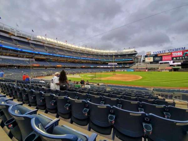 Yankee Stadium, section: 114B, row: 7, seat: 3