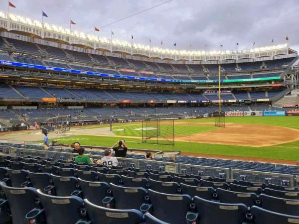 Yankee Stadium, section: 114B, row: 7, seat: 1