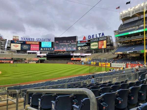 Yankee Stadium, section: 114B, row: 7, seat: 1