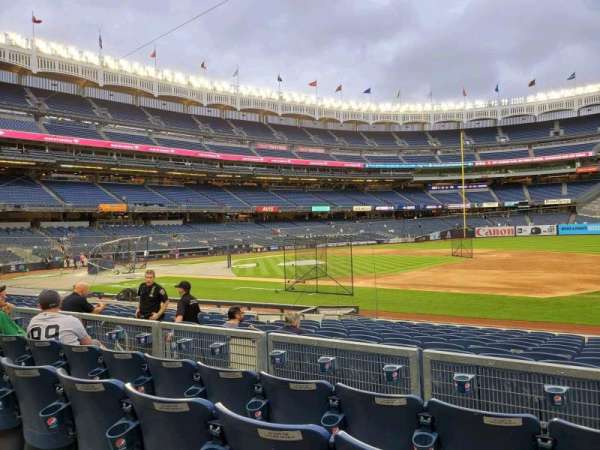 Yankee Stadium, section: 114B, row: 4, seat: 1