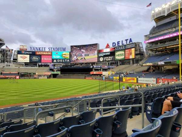 Yankee Stadium, section: 114A, row: 8, seat: 6
