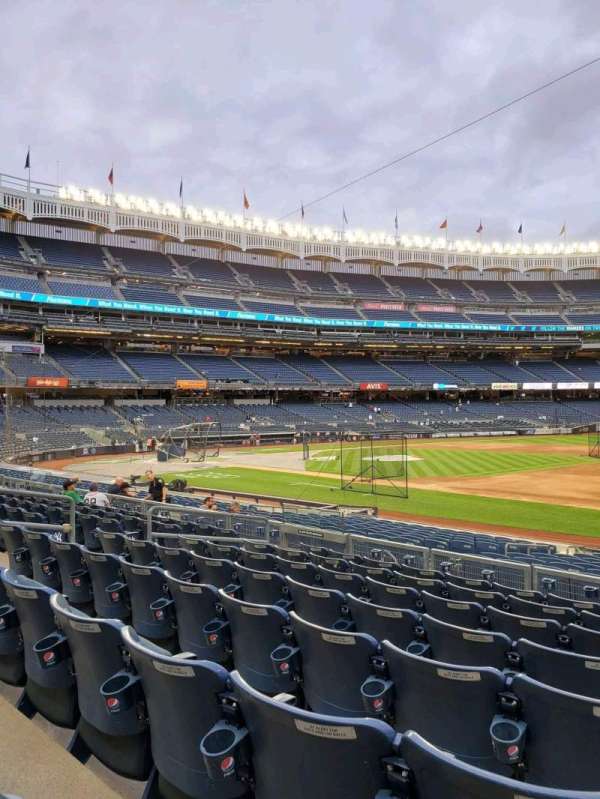 Yankee Stadium, section: 114A, row: 8, seat: 3