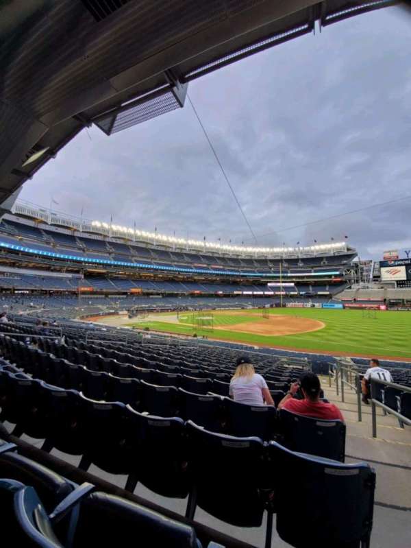 Yankee Stadium, section: 114A, row: 15, seat: 1