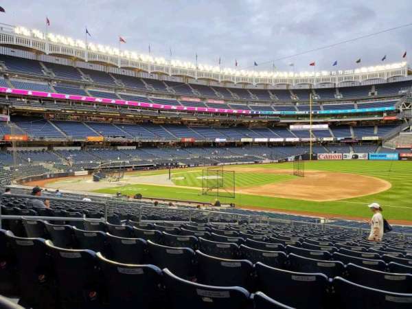 Yankee Stadium, section: 114A, row: 15, seat: 9