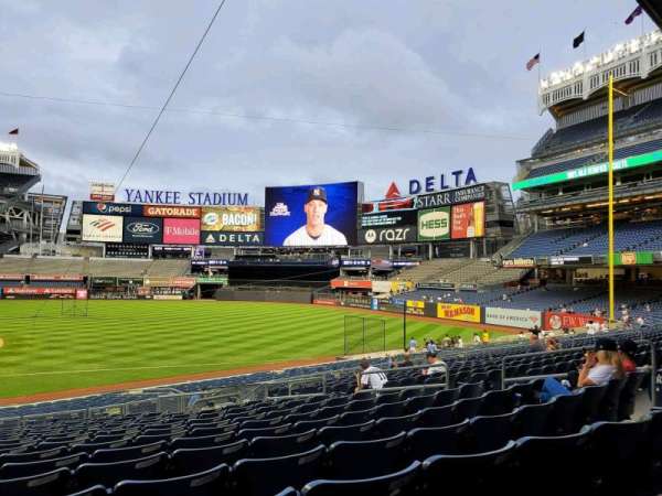 Yankee Stadium, section: 114A, row: 15, seat: 13